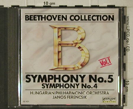Beethoven,Ludwig van: Sinfonien Nr.5 & 4   Vol.1, LaserLight(15 901), D, 1988 - CD - 81568 - 5,00 Euro