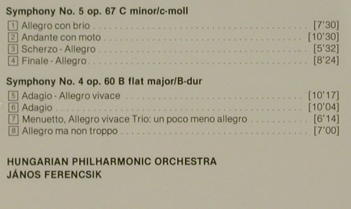 Beethoven,Ludwig van: Sinfonien Nr.5 & 4   Vol.1, LaserLight(15 901), D, 1988 - CD - 81568 - 5,00 Euro