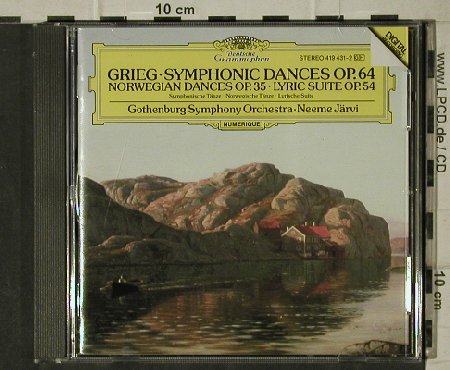 Grieg,Edvard: Symphonische Tänze, D.Gr.(419 431-2), D, 1986 - CD - 81599 - 10,00 Euro