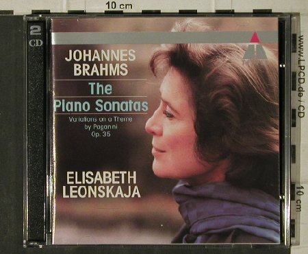 Brahms,Johannes: The Piano Sonatas,Var.Paganini,op35, Teldec(2292-46450-2), D, 1990 - 2CD - 81610 - 14,00 Euro