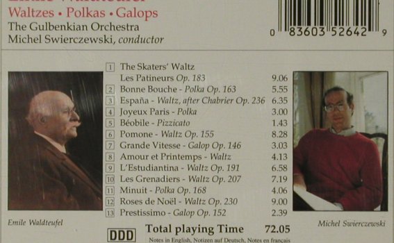 Waldteufel,Emile: Waltzes, Polkas, Galops, Nimbus Rec.(NI 5264), UK, 1990 - CD - 81635 - 7,50 Euro