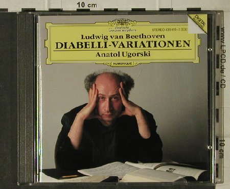 Beethoven,Ludwig van: Diabelli-Variationen,Anatol Ugorski, D.Gr.(435 615-2), D, 1992 - CD - 81655 - 9,00 Euro