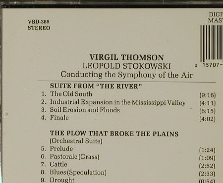 Thomson,Virgil: The Plow that Broke the Plains, Everyman Classics(VBD-385), US, 1987 - CD - 81666 - 20,00 Euro