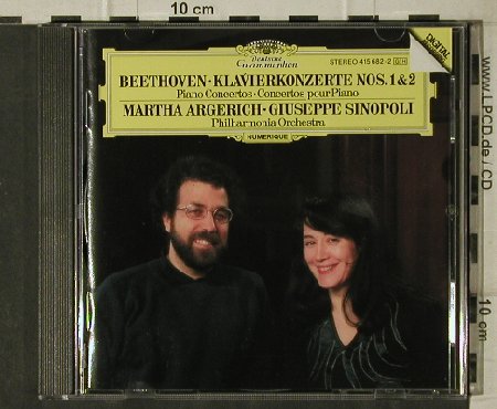 Beethoven,Ludwig van: Klavierkonzerte 1 & 2, D.Gr.(415 682-2), D, 1986 - CD - 81668 - 7,50 Euro