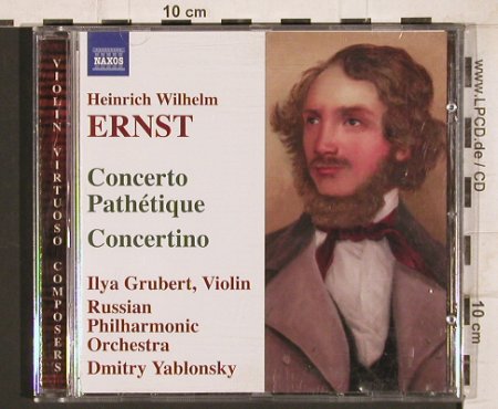Ernst,Heinrich Wilhelm: Concerto Pazhetique,Concertino, Naxos(8.557565), EU, 2006 - CD - 81721 - 5,00 Euro
