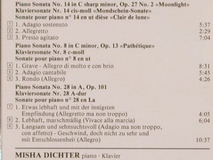 Beethoven,Ludwig van: 3 Piano Sonatas,op.27,13,101, Philips(422 475-2), D, 1976 - CD - 81726 - 5,00 Euro