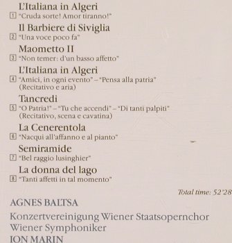 Baltsa,Agnes: sing Rossini, Sony(SK 45 964), NL, 1991 - CD - 81733 - 5,00 Euro