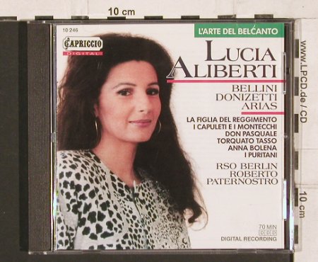 Aliberti,Lucia: L'Arte del Belcanto, Capriccio(10 246), D, 1989 - CD - 81747 - 5,00 Euro
