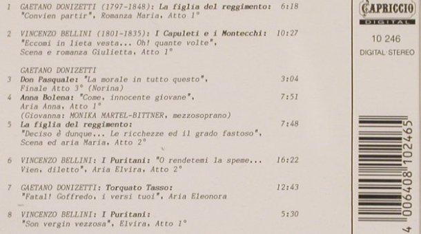 Aliberti,Lucia: L'Arte del Belcanto, Capriccio(10 246), D, 1989 - CD - 81747 - 5,00 Euro