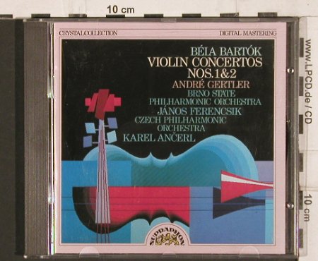 Bartók,Béla: Violin Concertos Nos.1&2, Supraphon(11 0632-2), CZ, 1988 - CD - 81759 - 10,00 Euro