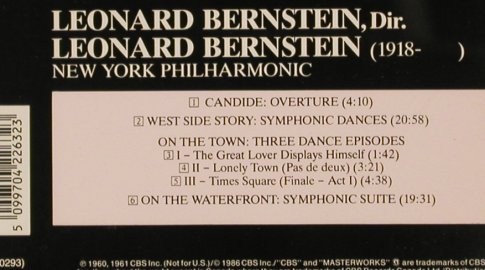 Bernstein,Leonard: Conducts Bernstein, CBS(MK 42263), D, 1986 - CD - 81791 - 10,00 Euro