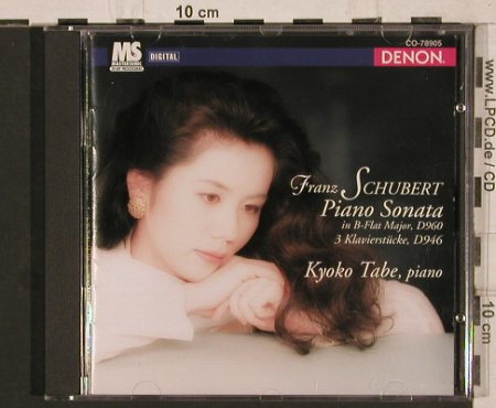 Schubert,Franz: Piano Sonata in B-Flatt,D960,D946, Denon(CO-78905), J, 1994 - CD - 81852 - 7,50 Euro