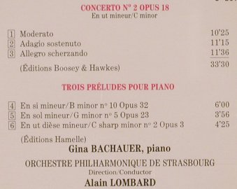 Rachmaninov,Sergej: Concerto No.2,op.18,3 Preludes, Erato Success(ECD 40009), F,  - CD - 81874 - 7,50 Euro