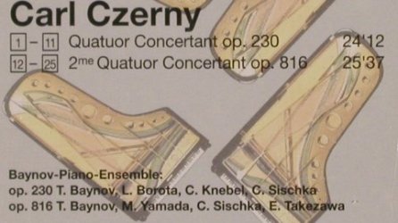 Czerny,Carl: Pour 4 Pianoforte, op.230, op.816, Ars(FCD 368 331), D, 1994 - CD - 81926 - 10,00 Euro