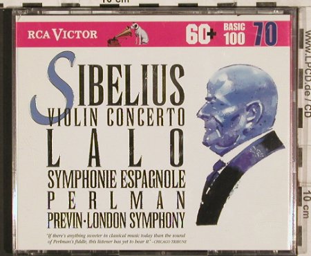 Sibelius,Jean / Lalo: Violin Concerto/Symphonie Espagnole, RCA Victor (70)(09026-68338-2), US, 1995 - CD - 81929 - 7,50 Euro
