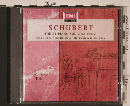 Schubert,Franz: The 21 Piano Sonatas Vol.V, EMI(7243 5 66131 2), UK, 1997 - CD - 81945 - 10,00 Euro