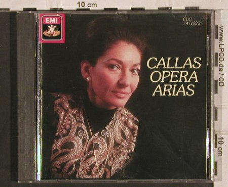 Callas,Maria: Opera Arias, EMI(), UK, 1986 - CD - 83735 - 7,50 Euro