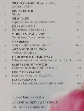 Chloe: London Symphony Orch., Paul Mann, Warner(), D, 01 - CD - 90713 - 5,00 Euro