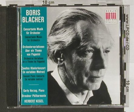 Blacher,Boris: Concertante Musik..., Berlin Classics(), , 1995 - CD - 90855 - 11,50 Euro