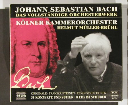Bach,Johann Sebastian: Das Vollständige Orchesterwerk,Box, Naxos(8.508005), D, 1999 - 8CD - 90875 - 24,00 Euro