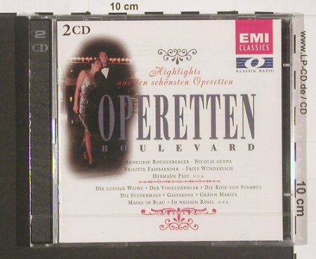 V.A.Operetten Boulevard: Highlights aus den Schönsten Opern, EMI(), NL, 1996 - 2CD - 91059 - 7,50 Euro