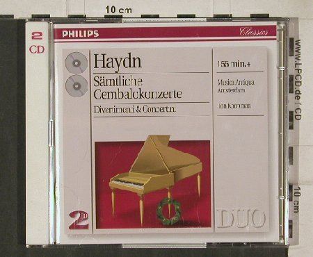 Haydn,Joseph: Sämtliche Cembalokonzerte, Philips(), D, 1995 - 2CD - 91151 - 10,00 Euro