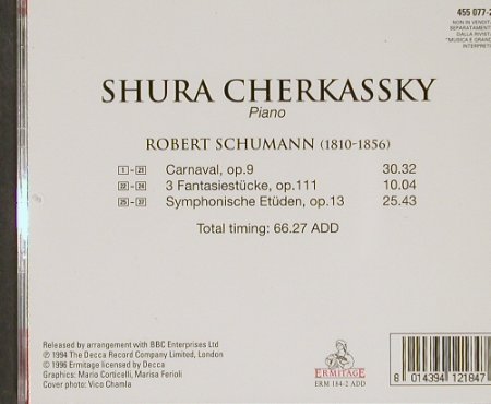 Schumann,Robert: Carnaval, op.9, 111, 13, Decca(), D, 1996 - CD - 91347 - 10,00 Euro