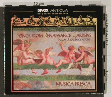 V.A.Songs From Renaissance Gardens: A Day Á La Boccaccio, Divox(), F, 2000 - CD - 91582 - 10,00 Euro