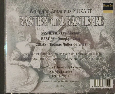 Mozart,Wolfgang Amadeus: Bastien und Bastienne, Nuova Era(), I, 1999 - CD - 91834 - 10,00 Euro