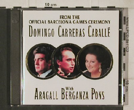 Domingo,Carreras & Caballe: Barcelone Games Ceremony, RCA(), D, 1992 - 2CD - 91856 - 9,00 Euro
