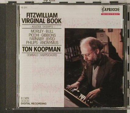 V.A.Fritzwilliam Virginal Book: Ton Koopman, Cembalo, Capriccio(10 211), D, 1989 - CD - 92038 - 9,00 Euro