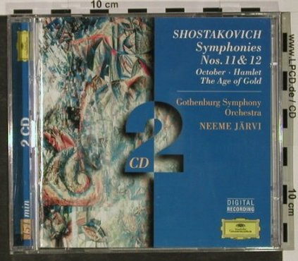 Shostakovich,Dimitri: Symphonies Nos. 11&12, Deutsche Gramophon(), D, 1989 - 2CD - 92687 - 9,00 Euro
