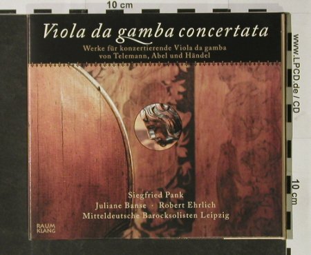 Telemann,G.Ph. / Abel / Händel: Viola Da Gamba Concertata,Digi, Raumklang(), D, 2000 - CD - 92771 - 10,00 Euro