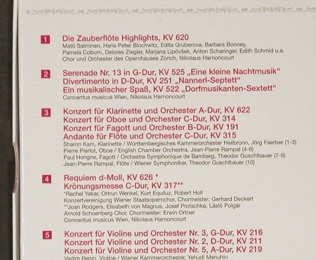 Mozart,Wolfgang Amadeus: 250 Jahre,Das Beste, Vol.1+2,BoxSet, Warner(), EU, 2005 - 5CD*2 - 93064 - 20,00 Euro