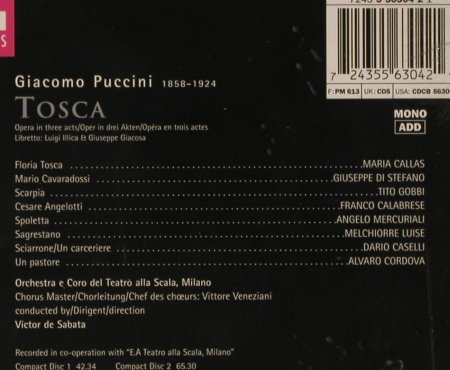 Callas,Maria: Donizetti: Tosca, FS-New, EMI(), NL, 1997 - 2CD - 93073 - 14,00 Euro