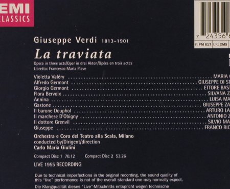 Verdi,Giuseppe: La Traviata(55), EMI(), NL, 1997 - 2CD - 93079 - 10,00 Euro