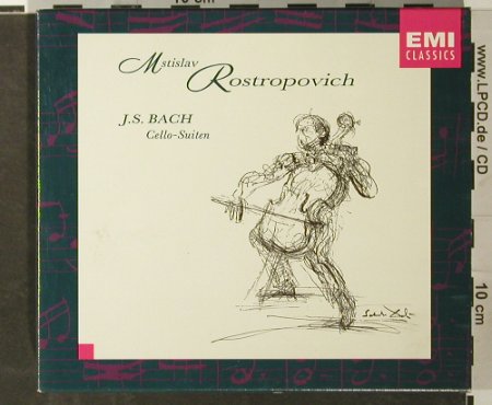 Bach,Johann Sebastian: Cello-Suiten '85, EMI(5 55363-2), EU, 1995 - 2CD - 93472 - 10,00 Euro