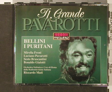 Bellini,Vincenzo: I Puritani '69, Pavarotti,Freni, Frequenz(043-504), D, 1991 - 2CD - 93650 - 10,00 Euro