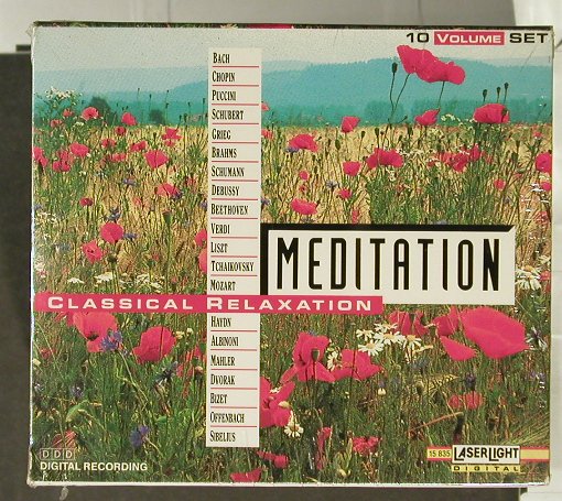 V.A.Meditation: Classical Relaxation,BoxSet, FS-New, LaserLight(), US,  - 10CD - 94027 - 20,00 Euro