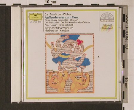 Weber,Carl Maria von: Aufforderung Zum Tanz/Ouvertüren, Deutsche Gramophon(419 070-2), D,  - CD - 94689 - 5,00 Euro