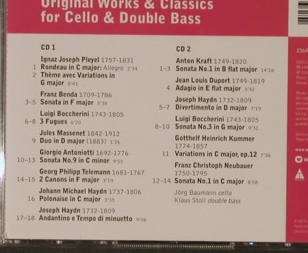 V.A.Orig.Works & Classics for Cello: 14 Tr.by Baumann & Stoll, Warner Classics(), EU, 2005 - CD - 94710 - 5,00 Euro