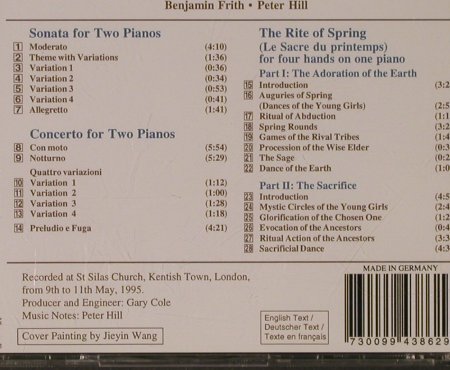 Stravinsky,Igor: Music for 4 Hands / The Rite Of Spr, Naxos(8.553386), D, 1996 - CD - 94713 - 5,00 Euro