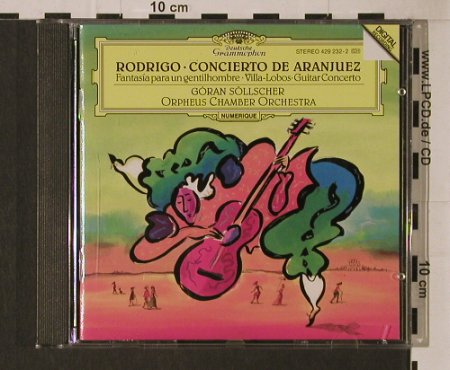 Rodrigo,Rodrigo / H.Villa Lobos: Concerto de Aranjuez/Concerto pour, Deutsche Gramophon(429 232-2), D, 1990 - CD - 94760 - 10,00 Euro