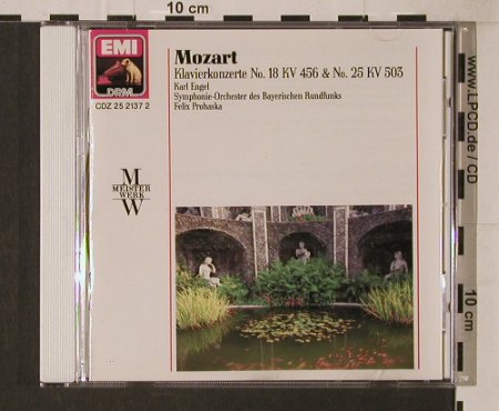 Mozart,Wolfgang Amadeus: Klavierkonzerte Nr.18 & 25 (63), EMI(25 2137 2), D, 1989 - CD - 94761 - 10,00 Euro