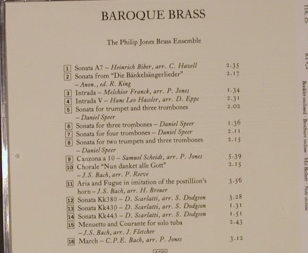 V.A.Baroque Brass: 16 Tr.(79), Decca(425 727-2), D, 1990 - CD - 95037 - 10,00 Euro