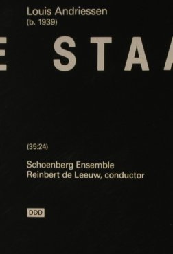 Andriessen,Louis: De Staat, Elektra(), D, 1991 - CD - 95314 - 14,00 Euro