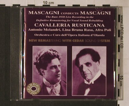 Mascagni,Pietro: Cavalleria Rusticana(1938), Cedar(AB 78726), I, 1997 - CD - 95329 - 7,50 Euro