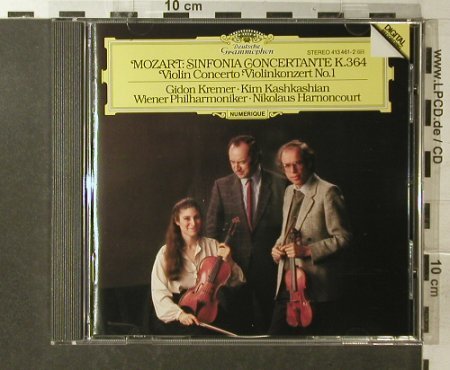 Mozart,Wolfgang Amadeus: Sinfonia Concertante K.364, Deutsche Grammophon(413 461-2), D, 1984 - CD - 96049 - 10,00 Euro