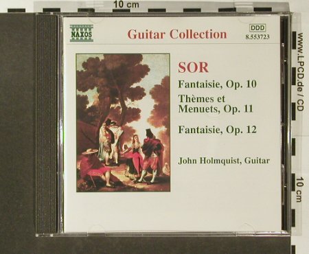 Sor,Fernado - John Holmquist,guitar: Guitar Music opp.10-12, Naxos(8.553723), D, 1995 - CD - 96498 - 5,00 Euro