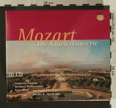Mozart,Wolfgang Amadeus: Die Klavierkonzerte, m-/vg+, Edel(0001502CCC), D, 1997 - 10CD - 97256 - 24,00 Euro